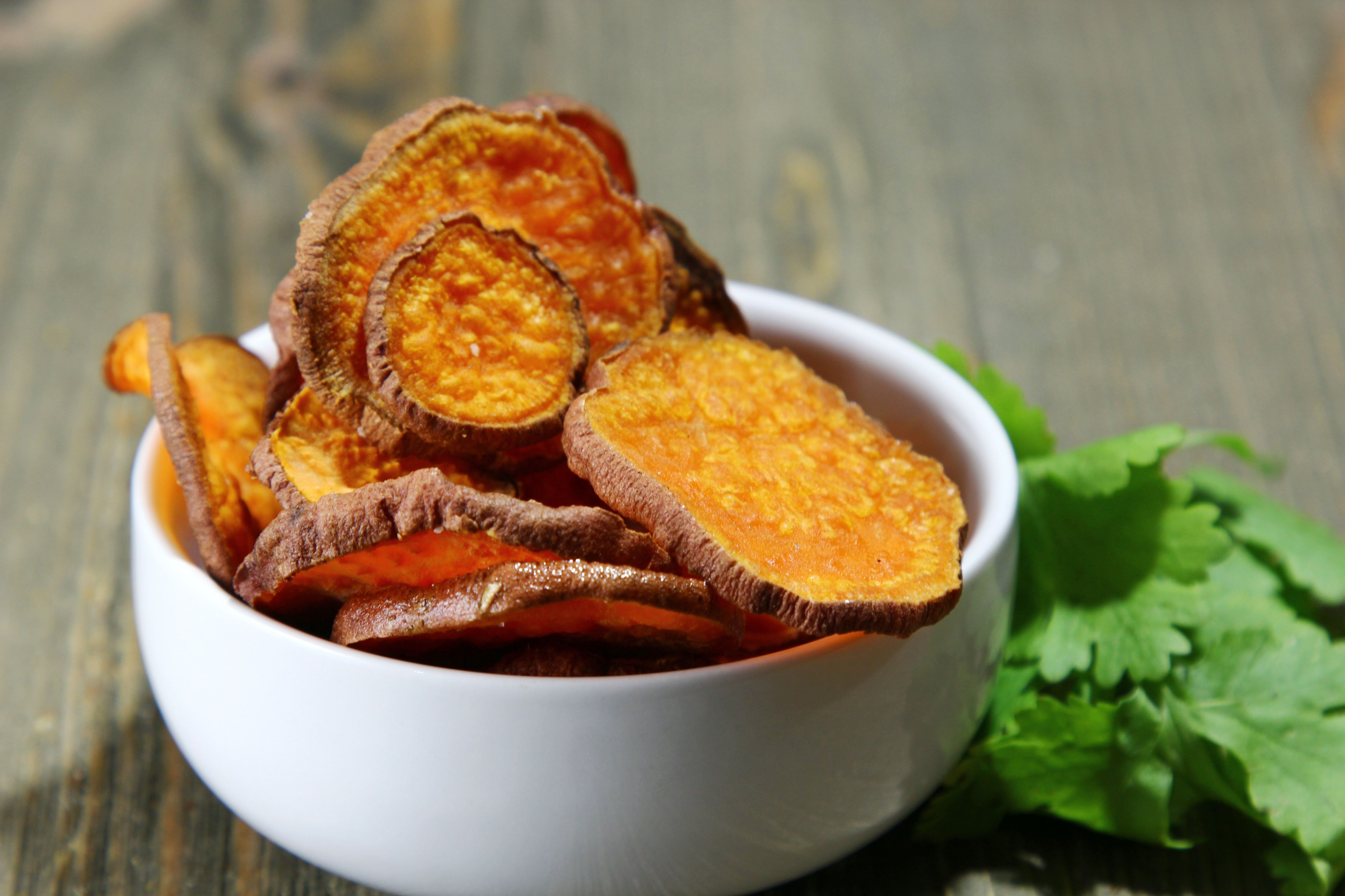 Baked Sweet Potato Chips