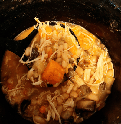 Sweet potato white chicken chili 2