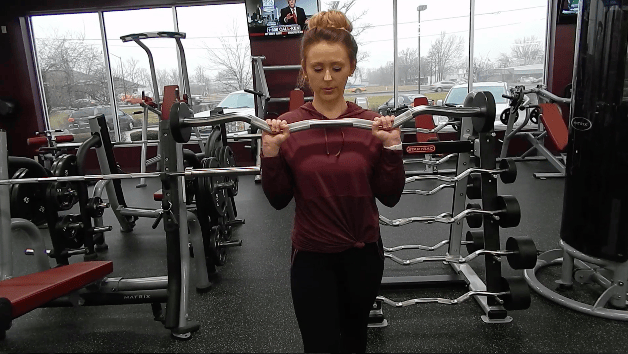 Reverse biceps curl
