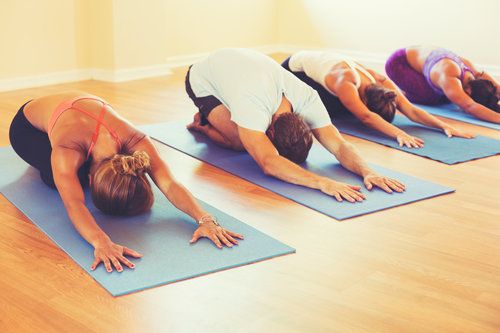 Group stretching classes